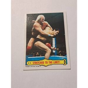 Vintage 1985 WWF Hulk Hogan Ringside Action Trading Card 29 Topps WWE Wrestling
